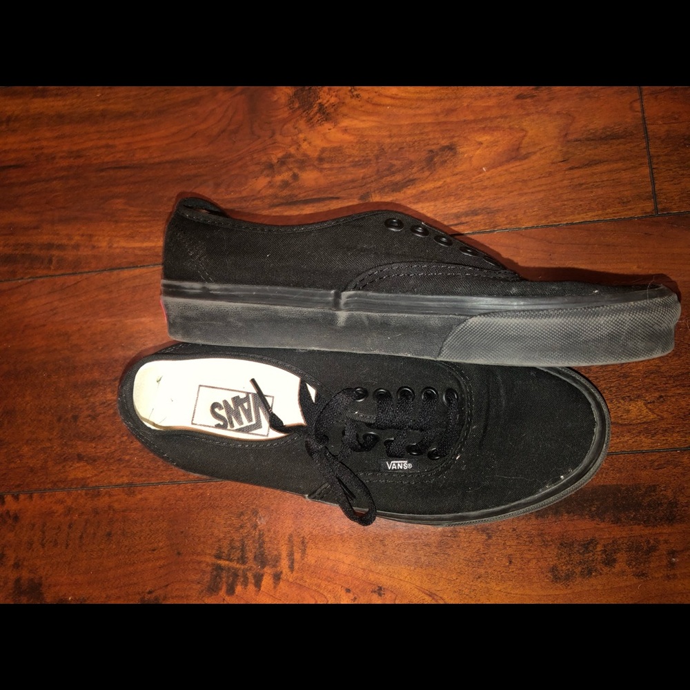 Black Vans - Picture 2 of 2